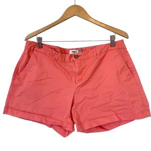 🌈 6/$60 Old Navy Melon Shorts Front Back Pockets Size 14 Cotton Spandex Mid Rise